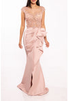 Formal Dresses Trumpet Long Evening Dress Rose