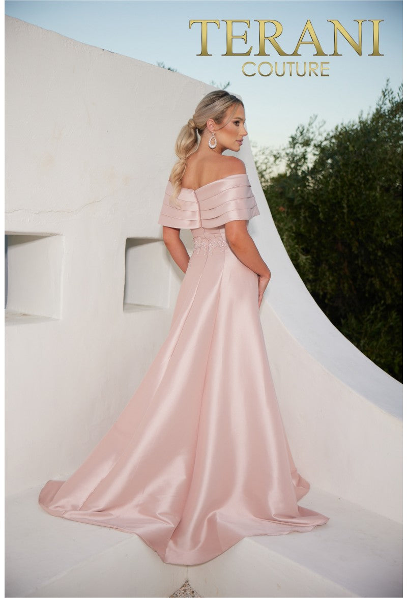 Formal Dresses Long Formal Pleated Ball Gown Rose