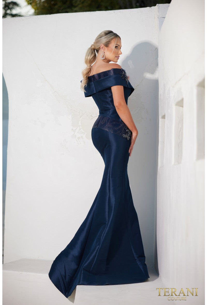 Formal Dresses Long Formal Prom Mermaid Dress Navy