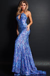 Prom Dresses Long Fitted Prom Dress Blue/Purple