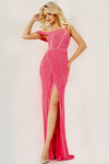 Prom Dresses Long Fitted Evening Gown NEON PINK