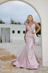 Formal Dresses Evening Trumpet Long Dress Pink