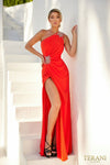 Formal Dresses Long Asymmetrical Formal Evening Dress Tangerine