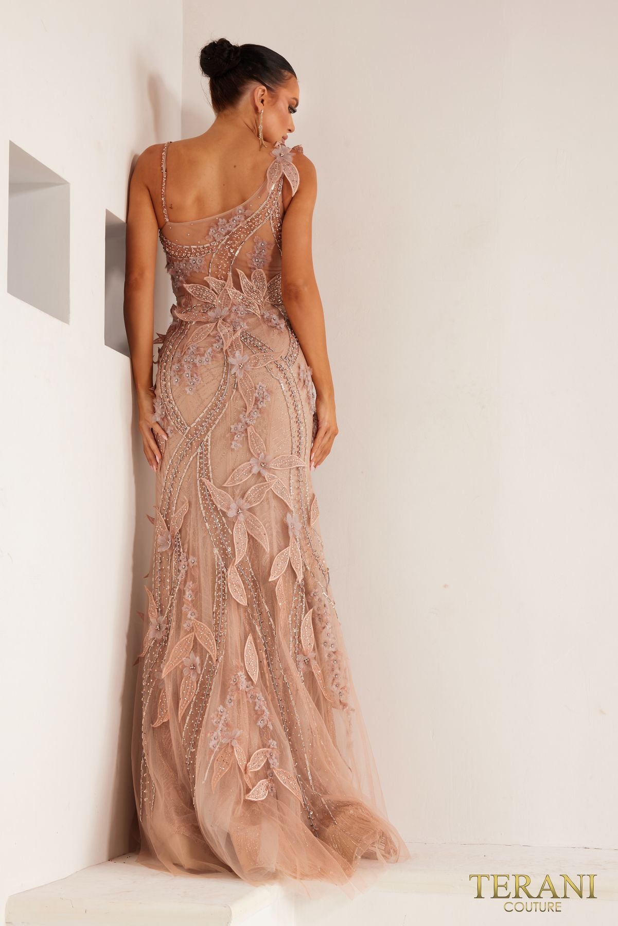 Formal Dresses Long Formal Evening Embellished Dress Blush