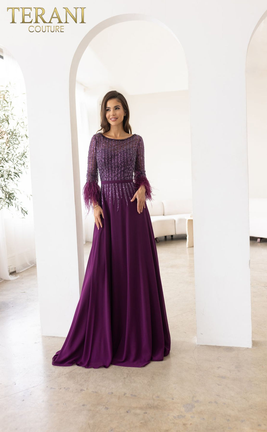 Mother of the Bride Dresses Long Evening Formal Mother of the Bride Dress Eggplant