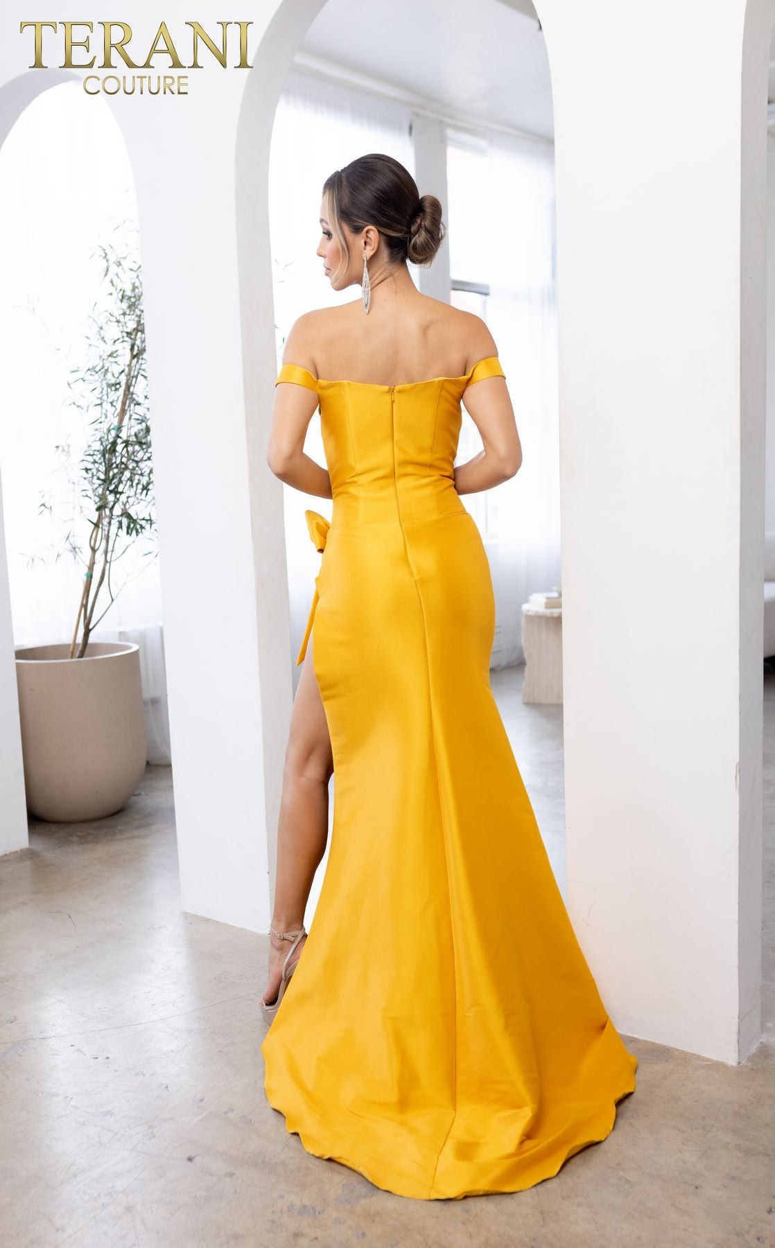 Formal Dresses Long Formal Evening Fitted Dress Curry