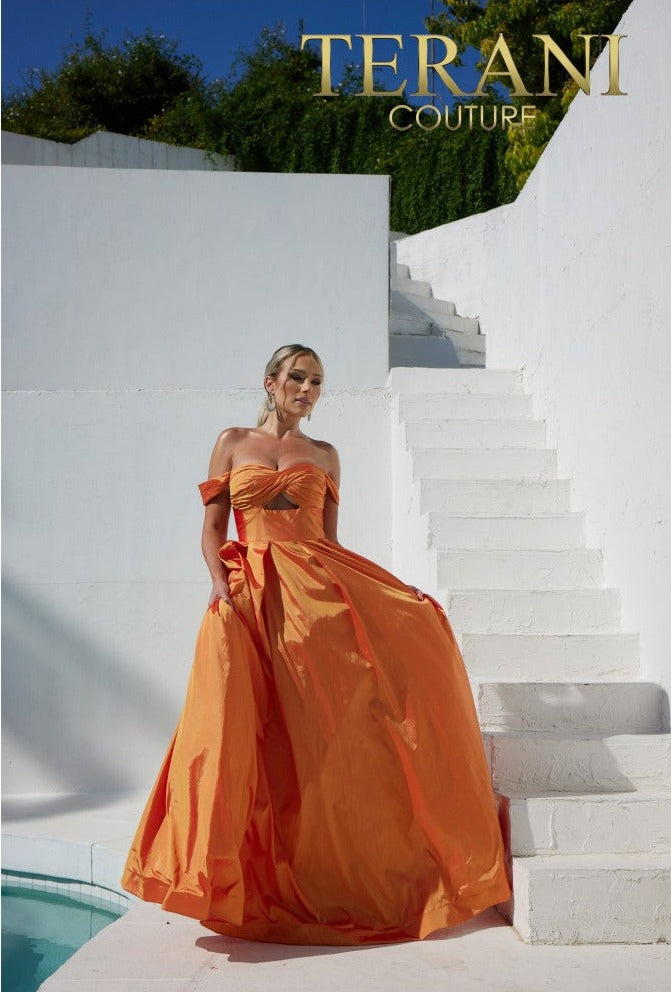 Prom Dresses Sparkling Ballgown Prom Dress Tangerine