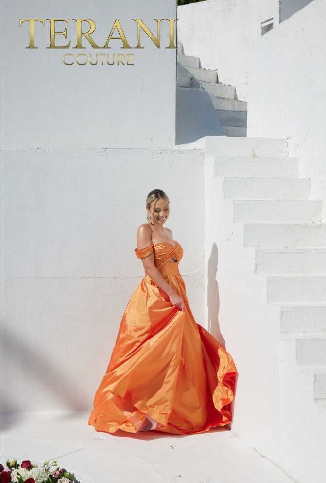 Prom Dresses Sparkling Ballgown Prom Dress Tangerine