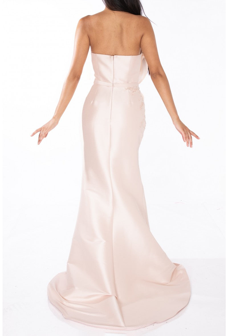 Formal Dresses Long Trumpet Evening Formal Dress Blush