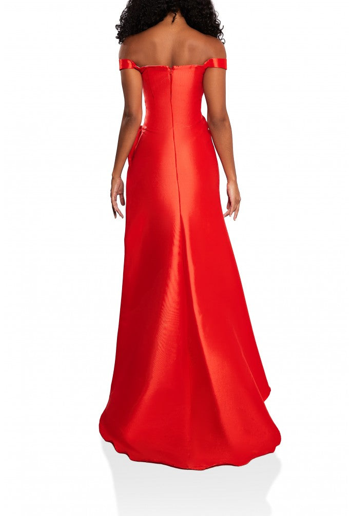 Formal Dresses Long Formal Evening Fitted Dress Paprika