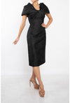 Cocktail Dresses Short Fitted Mother of the Bride Dress Black