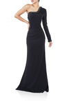 Formal Dresses Long Formal Fitted Dress Black