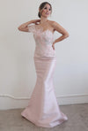 Formal Dresses Long Mermaid Fit Formal Gown Blush