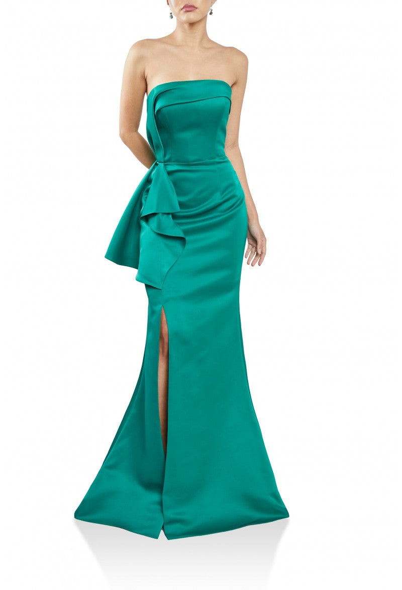 Formal Dresses Fitted Long Slit Formal Dress Hunter