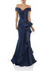 Formal Dresses Long Formal Side Ruched Evening Dress Navy