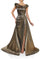 Formal Dresses Long Metallic Formal Evening Dress Bronze