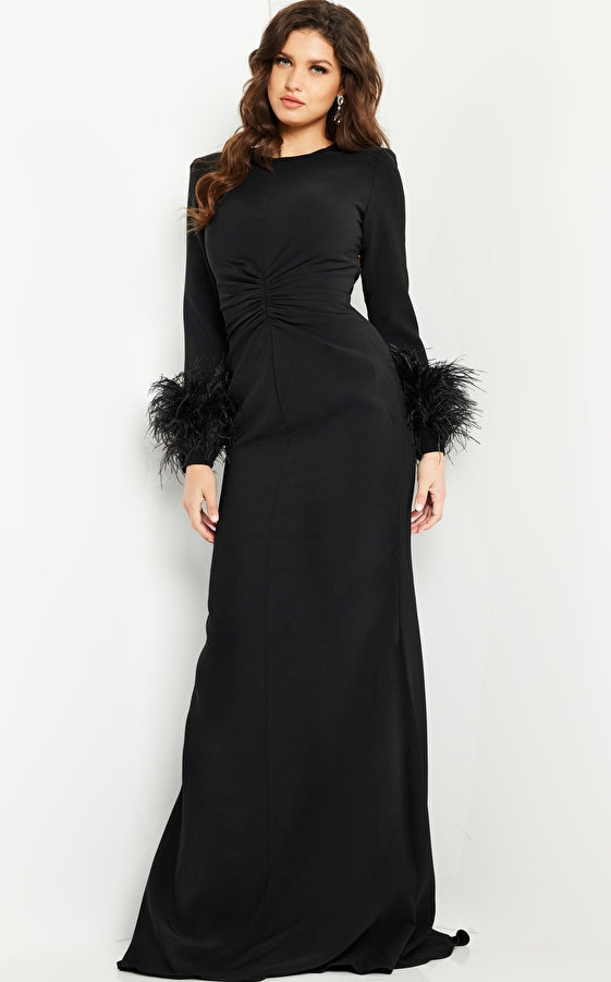 Jovani Fitted Long Sleeve Formal Dress