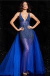 Formal Dresses Beaded Long Formal Dress Royal