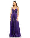 Jumpsuit Formal Pleated Wide Leg Jumpsuit Purple