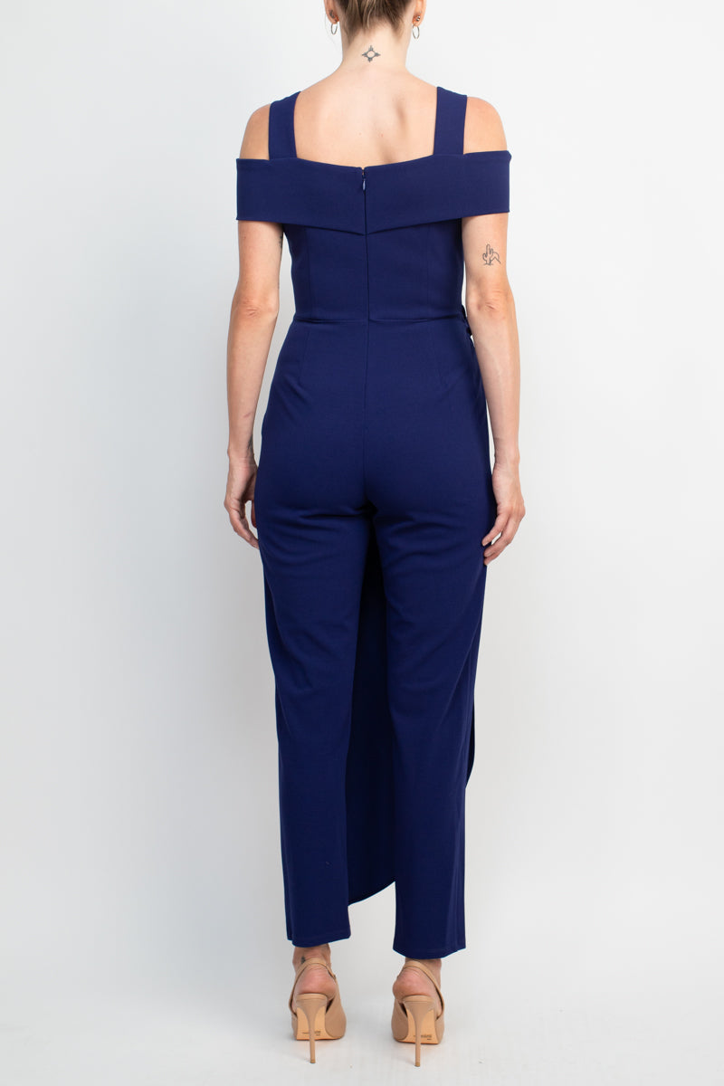 Jumpsuit Long Formal Overlay Jumpsuit INDIGO