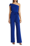 Jumpsuit Long Formal Belted Jumpsuit   COBALT