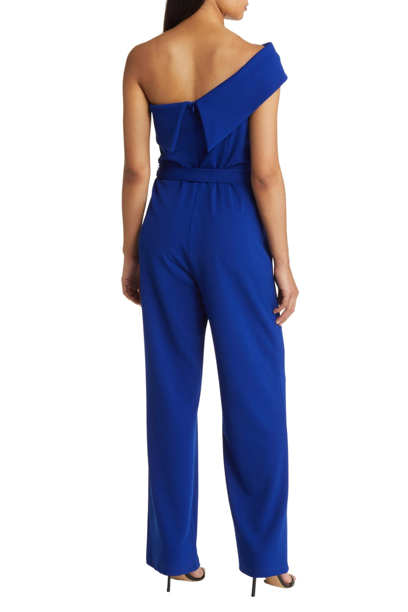 Jumpsuit Long Formal Belted Jumpsuit   COBALT