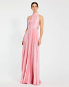 Prom Dresses Halter Long Formal Dress Blush