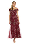 R&M Richards 2699 Long Formal Floral Evening Dress