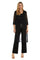 Pant Suit Long Formal Sequined Pant Suit Black