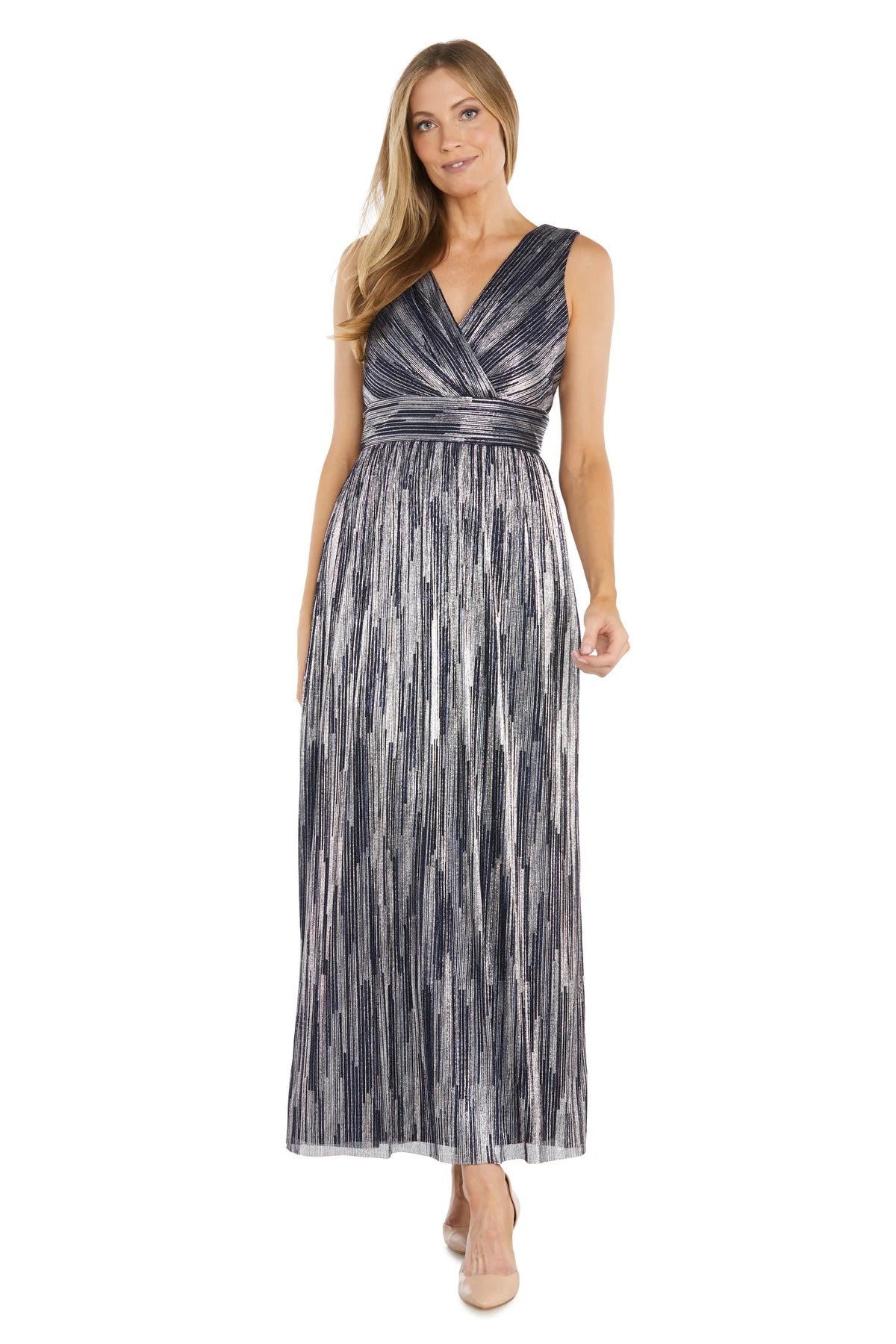 Mother of the Bride Dresses Long Mother Of The Bride Dress Navy/Silver