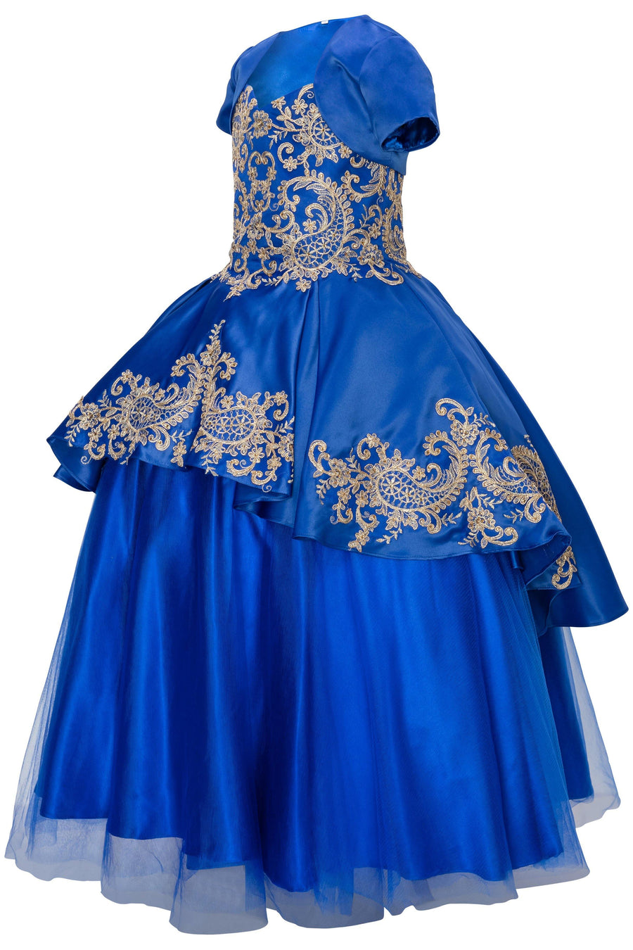 3 Piece Style Ball Gown Flower Girl Dress - The Dress Outlet Cinderella Couture