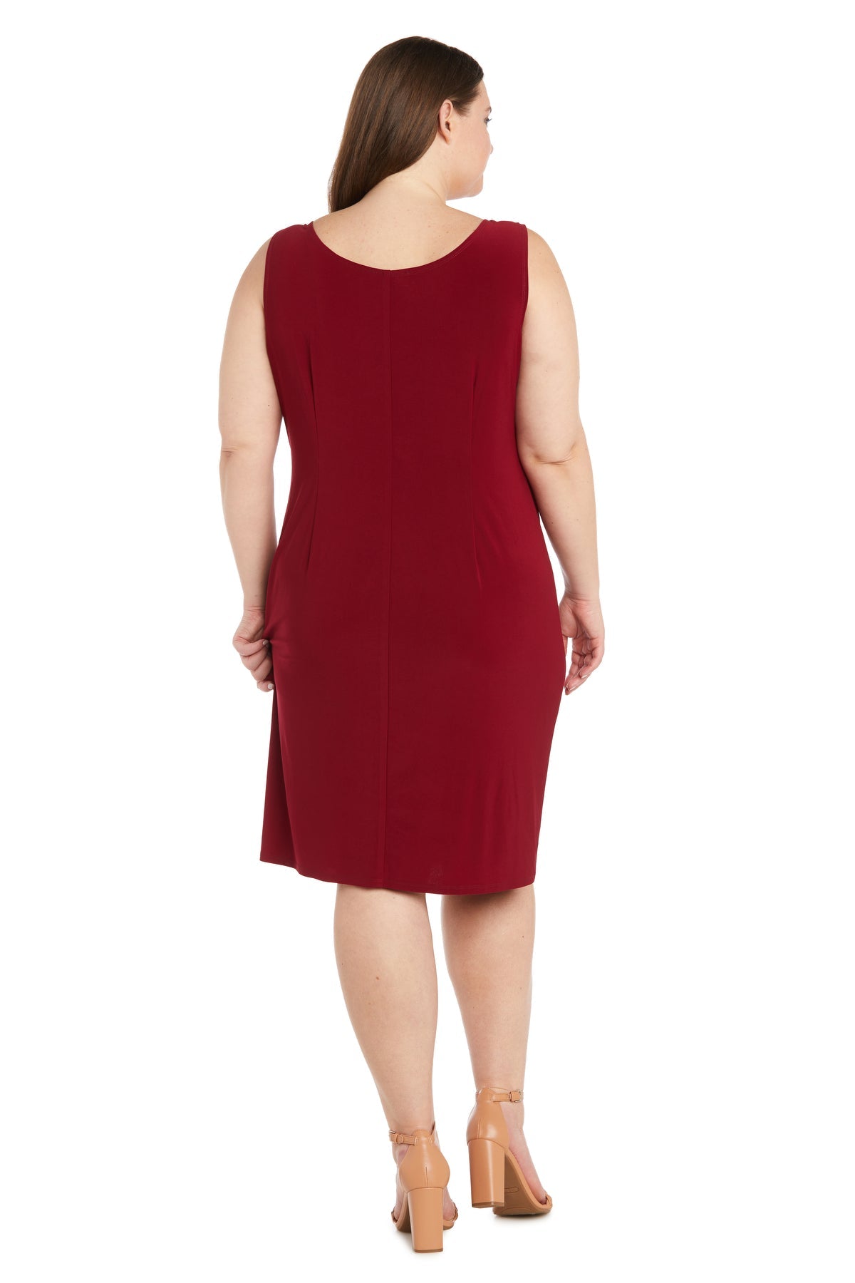 Plus Size Dresses Short Mother of the Bride Plus Size Jacket Dress Paprika