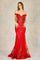 Prom Dresses Long Mermaid Glitter Formal Prom Dress Red