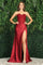 Prom Dresses Prom Long Fitted Corset Formal Dress Burgundy