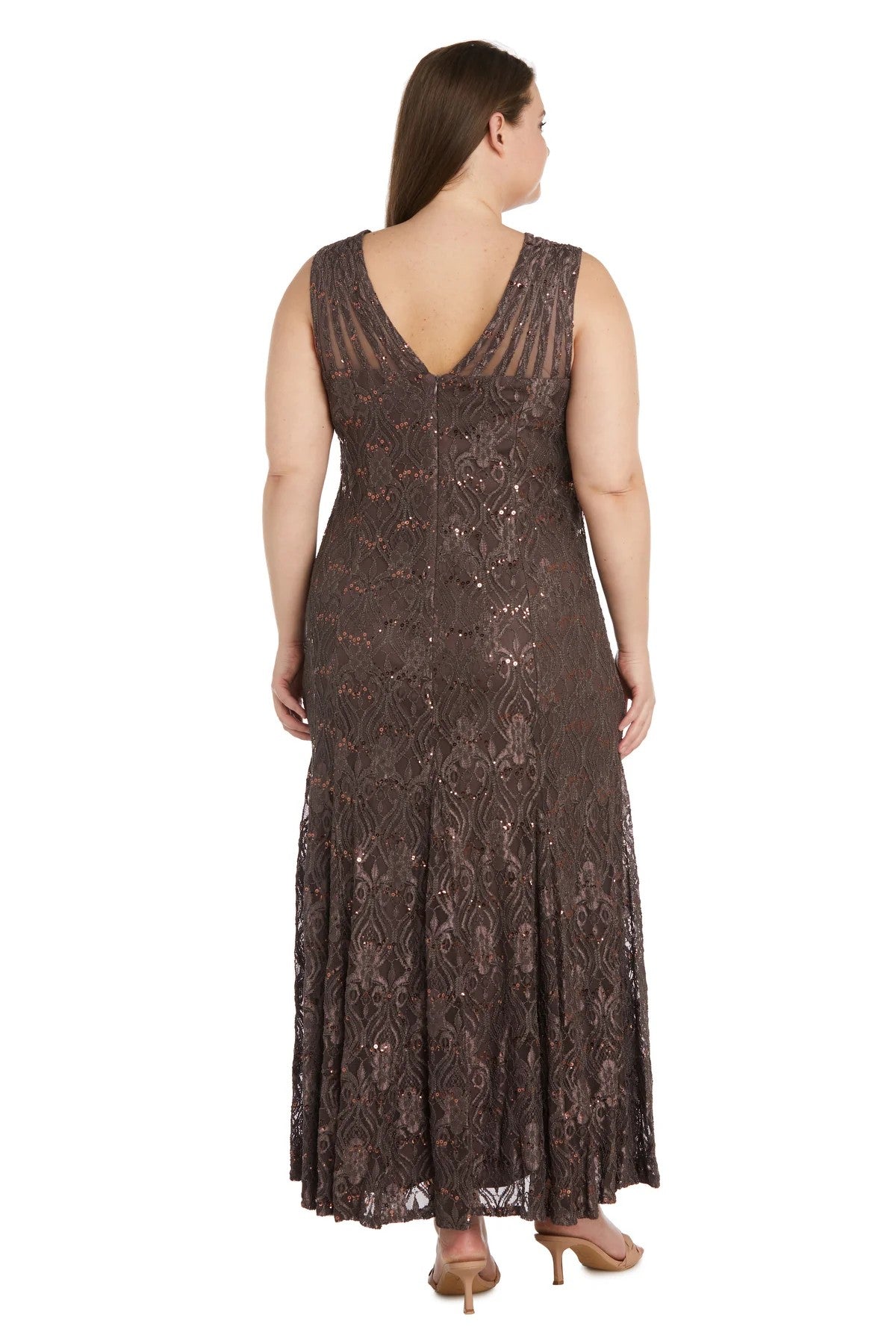 Plus Size Dresses Long Formal Plus Size Lace Gown Fig