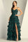 Prom Dresses Long A Line Sequin Lace Formal Prom Dress Emerald