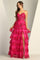 Prom Dresses Long A Line Sequin Lace Formal Prom Dress Fuchsia