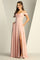 Prom Dresses A Line Long Formal Lace Prom Dress Rose