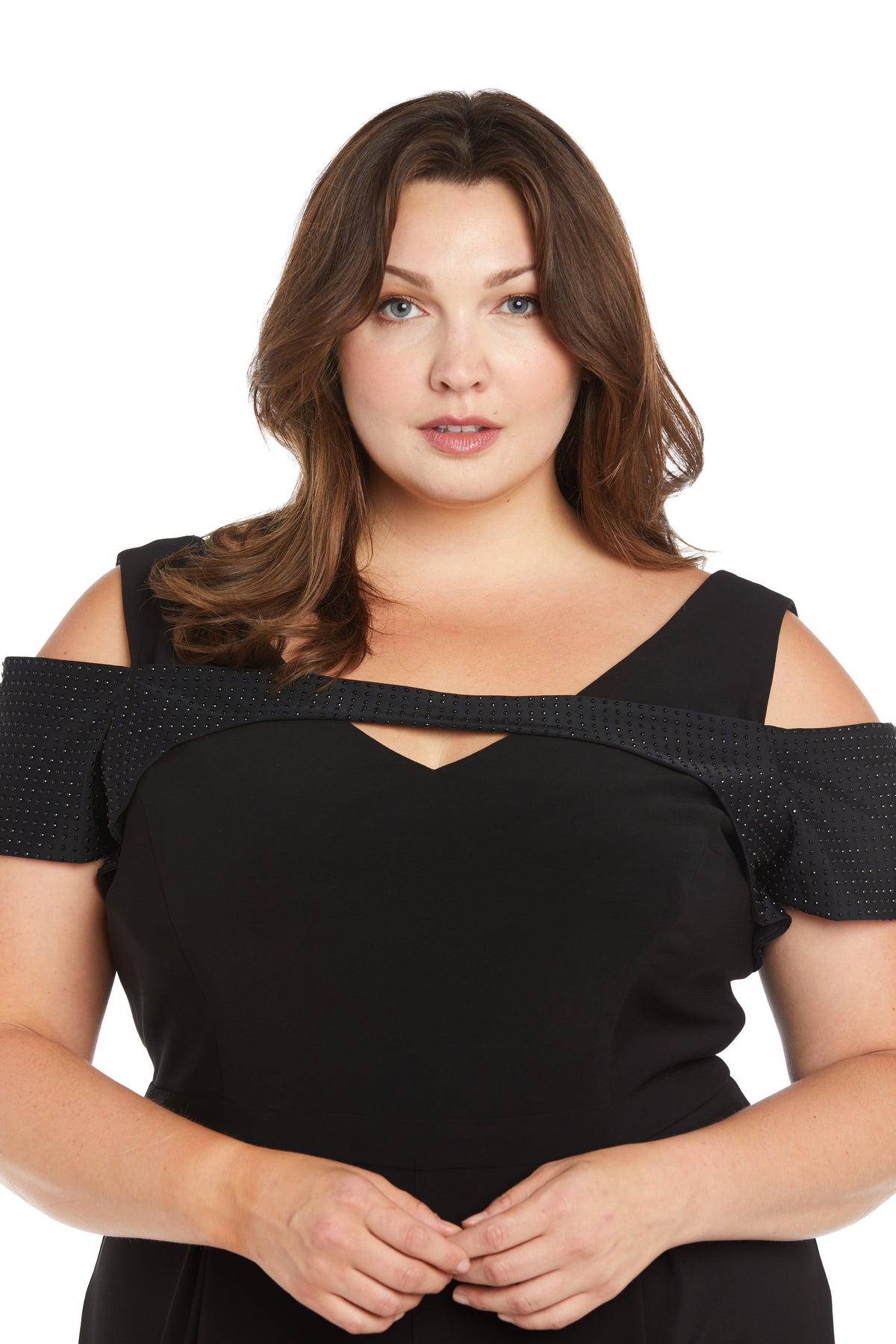 Jumpsuit Long Formal Jumpsuit Plus Size  Black