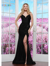 Prom Dresses Fitted Formal Long Evening Prom Dress Black