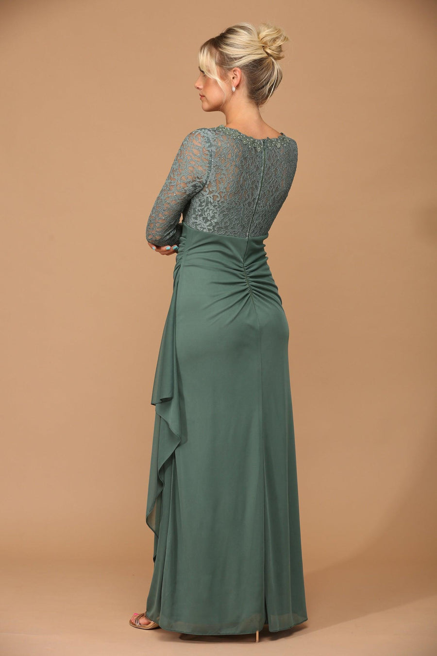 Long Sleeve Formal Mother of the Bride Evening Gown Sale