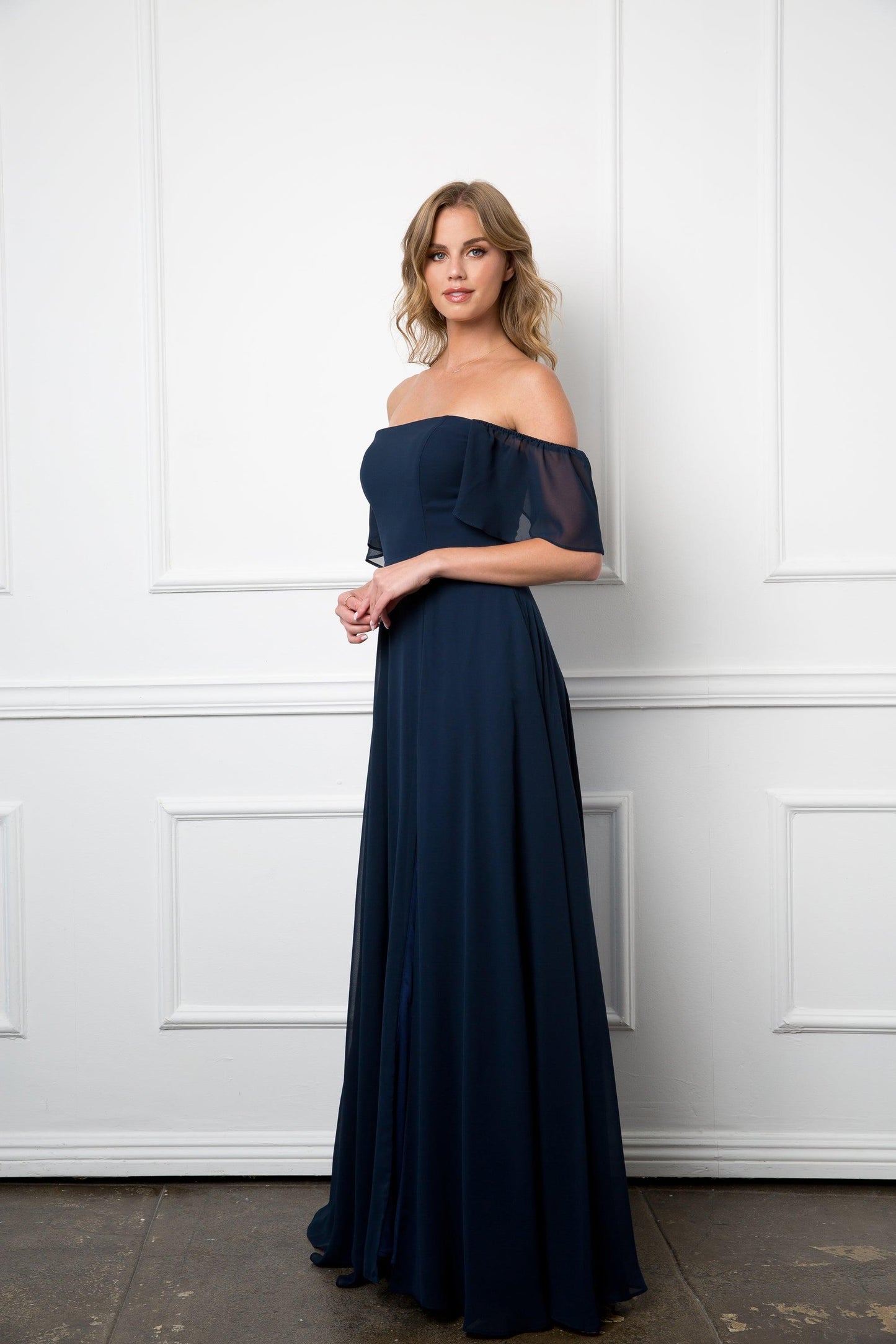 Long Formal Bridesmaids Chiffon Evening Gown Sale