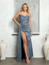 Prom Dresses Long Glitter Fitted Formal Prom Dress Navy