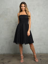 Cocktail Dresses Short Homecoming Chiffon Cocktail Dress  Black