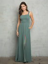 Formal Dresses Long Slit Prom Formal Dress Eucalyptus