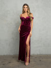 Prom Dresses Long Fitted Formal Prom Dress Burgundy