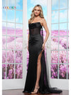 Prom Dresses Formal Fitted Evening Long Prom Dress Black