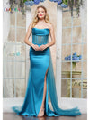 Prom Dresses Formal Fitted Evening Long Prom Dress Teal