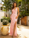 Prom Dresses Formal Beaded Long Prom Dress Pink