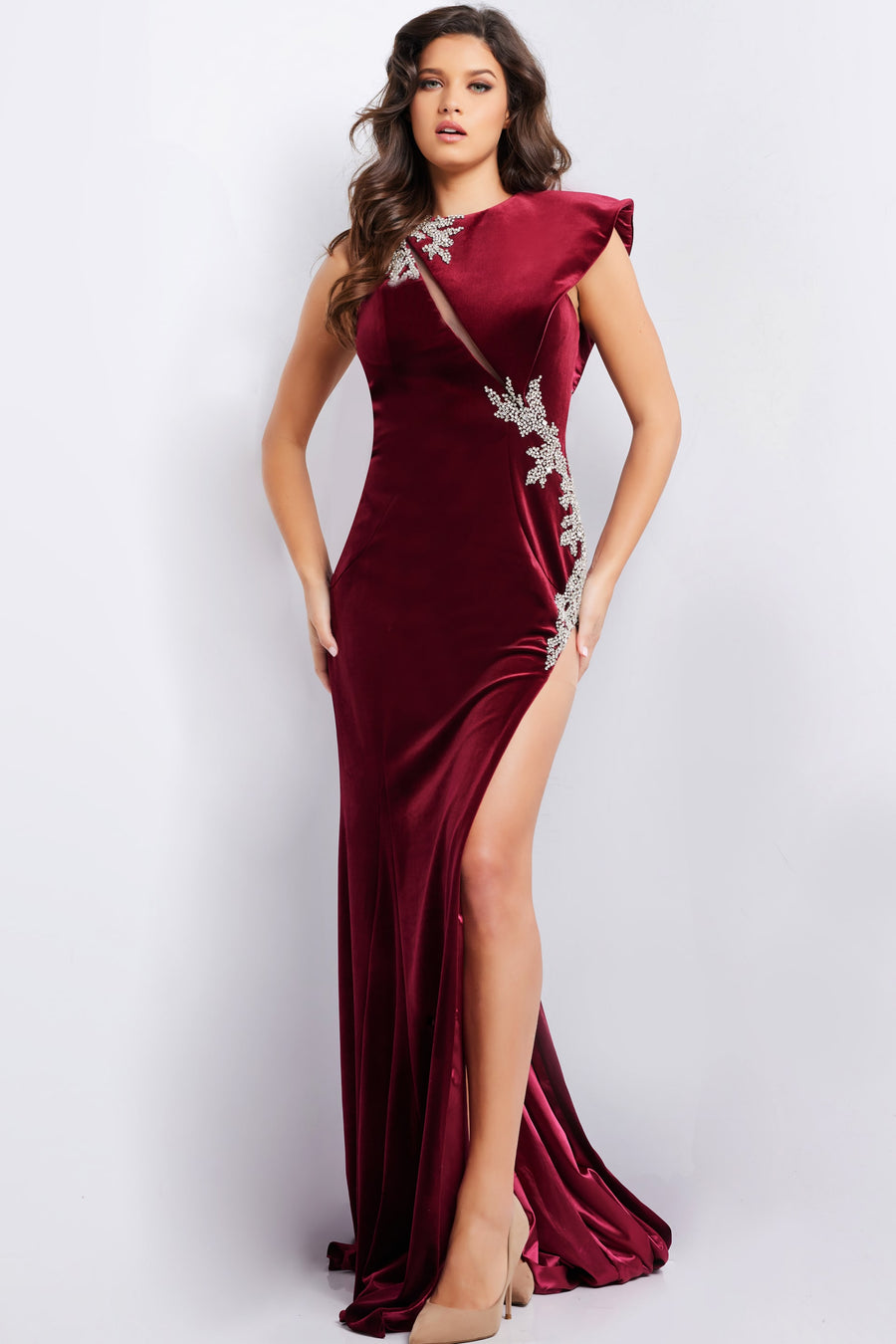 Formal Dresses Prom Long Formal Evening Dress Burgundy